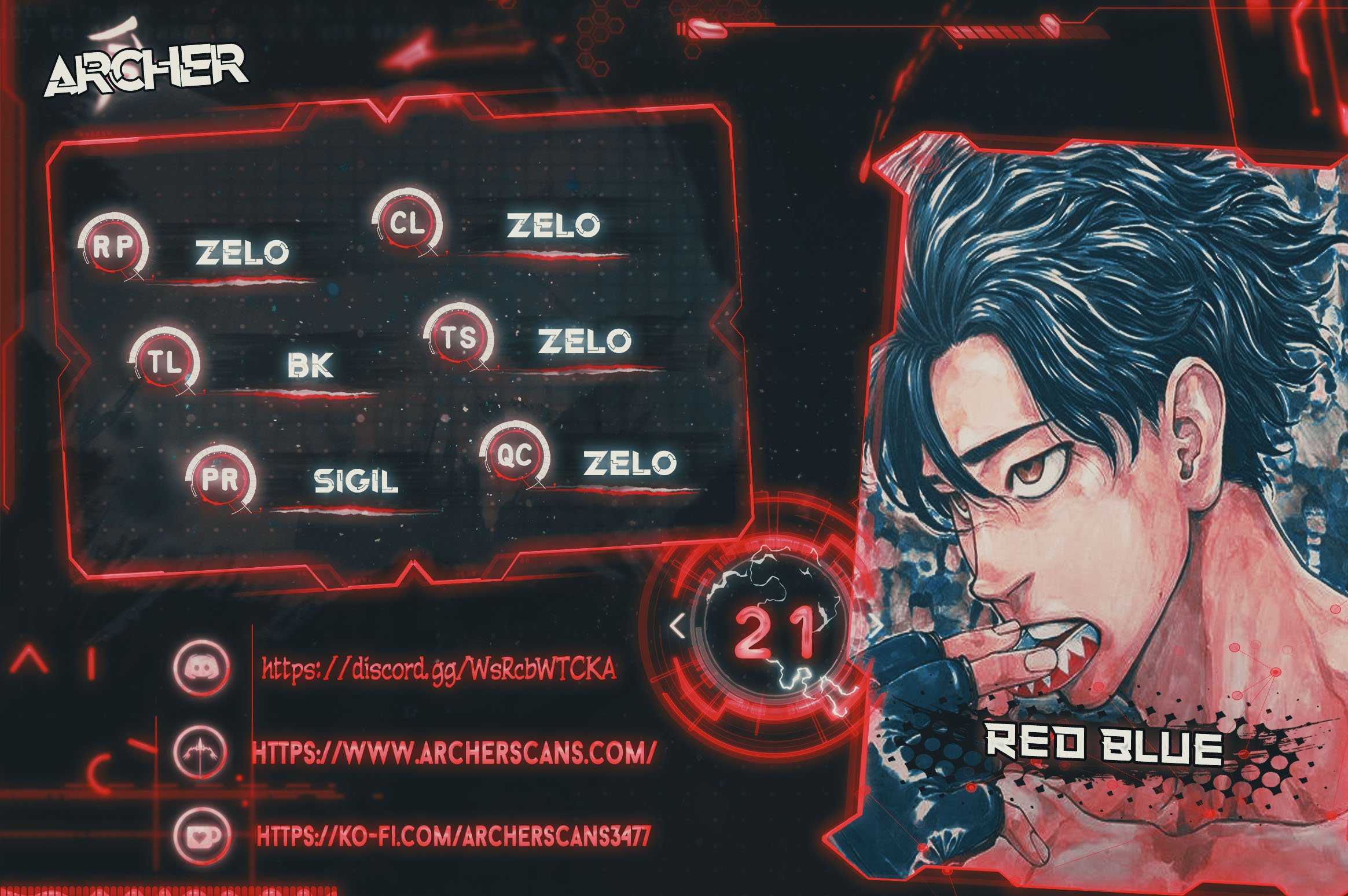 Read Red Blue en Manga Online