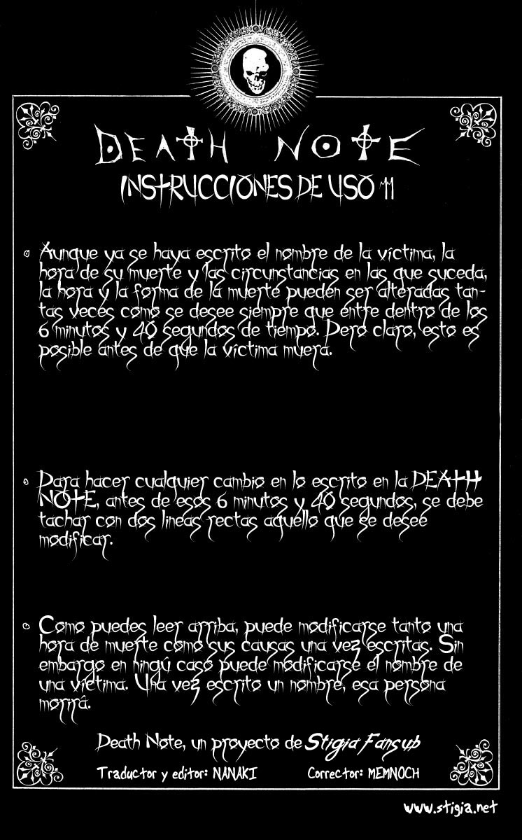 Read Death Note es Manga Online